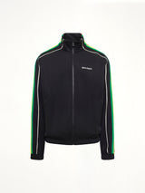 J Classic Logo Vint Track Top in Black/Off White