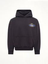 Racing Crest Hoodie in Vintage Black