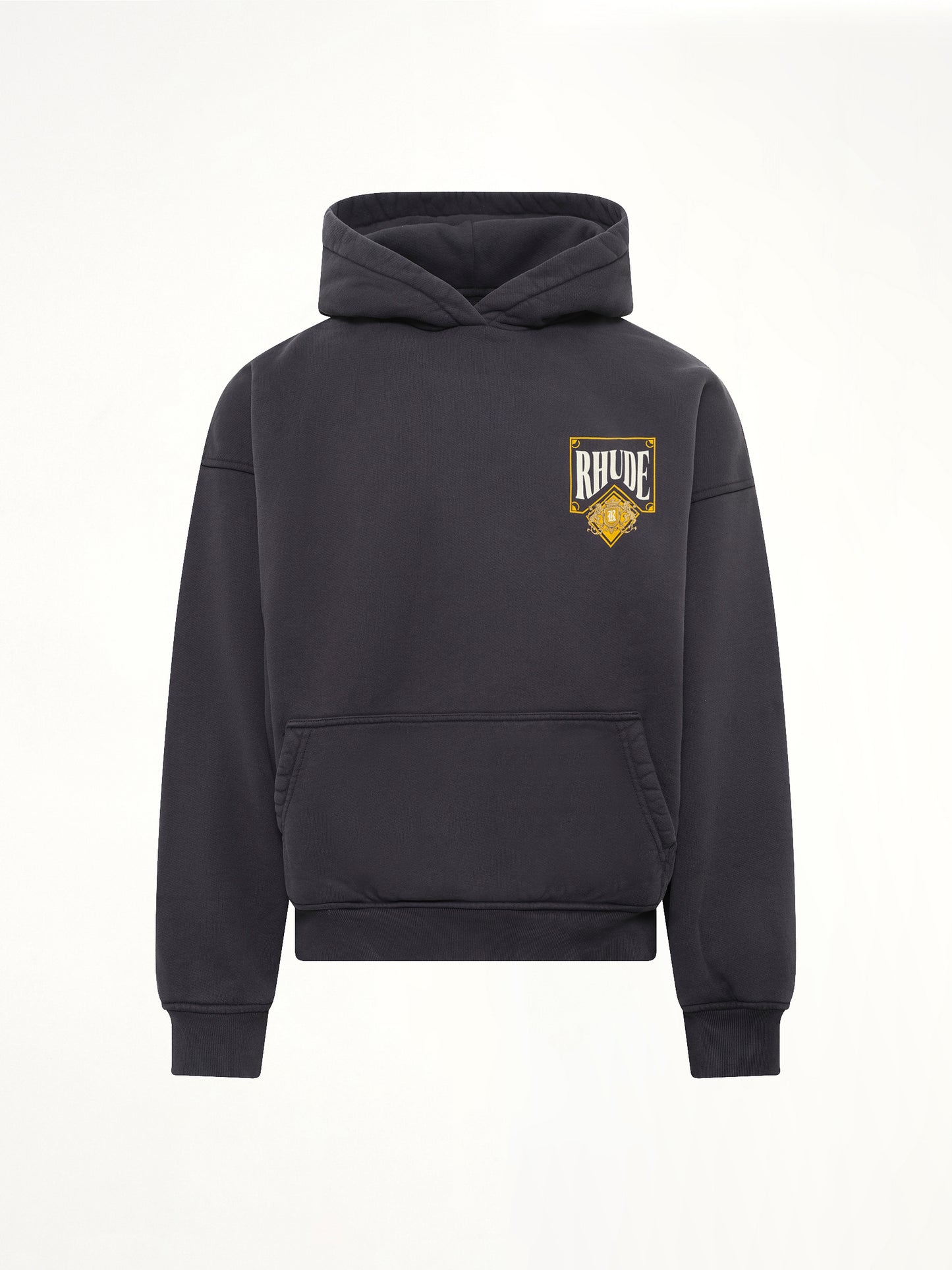 Rhude Playing Card Hoodie in Vintage Black