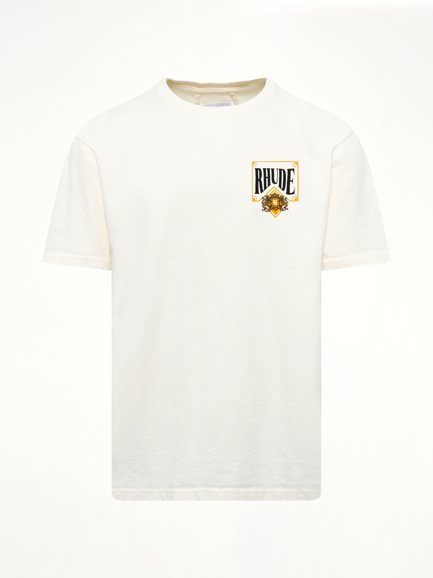 Rhude Playing Card T-Shirt in Vintage White