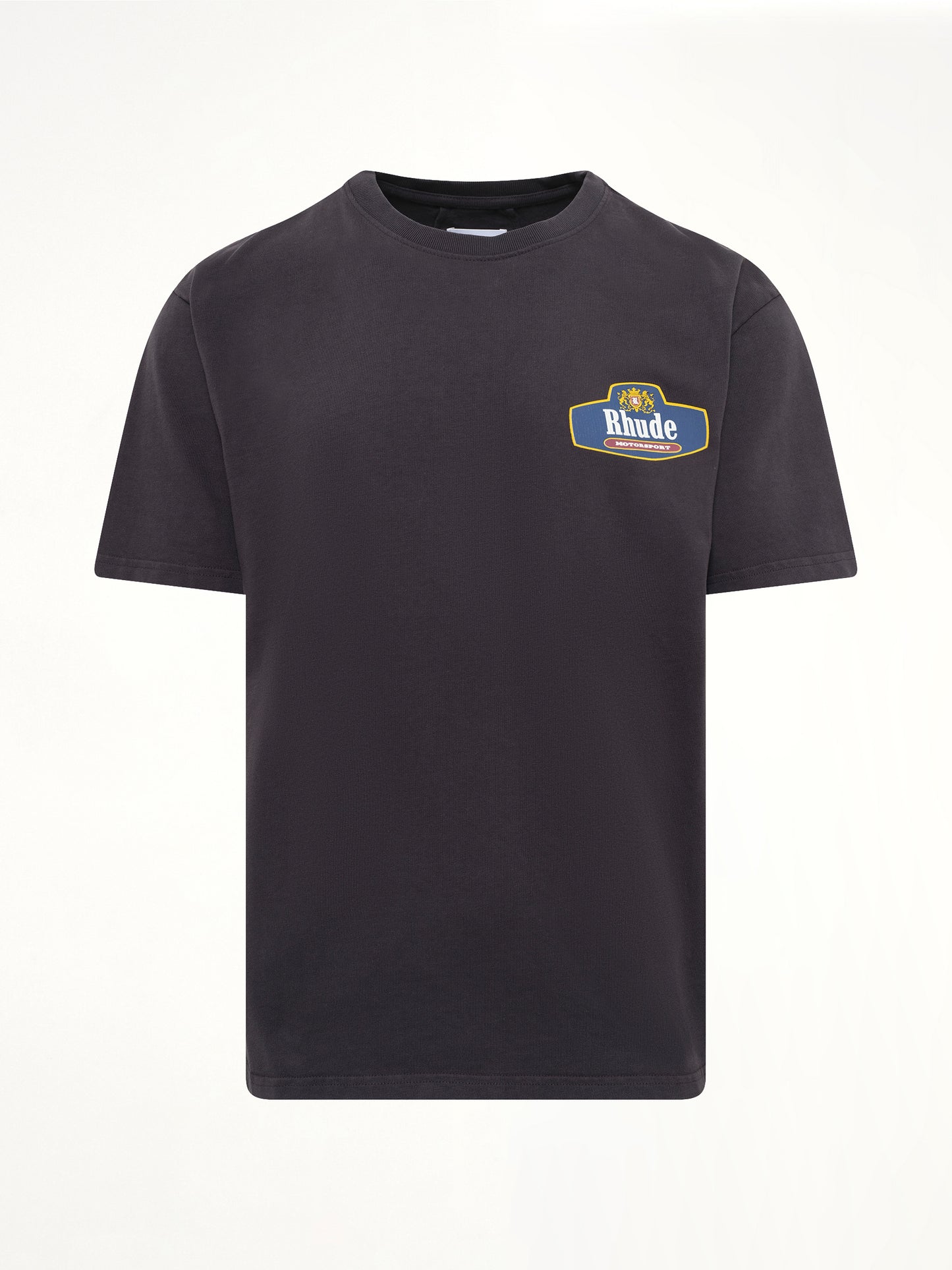 Rhude Racing Crest T-Shirt in Vintage Black