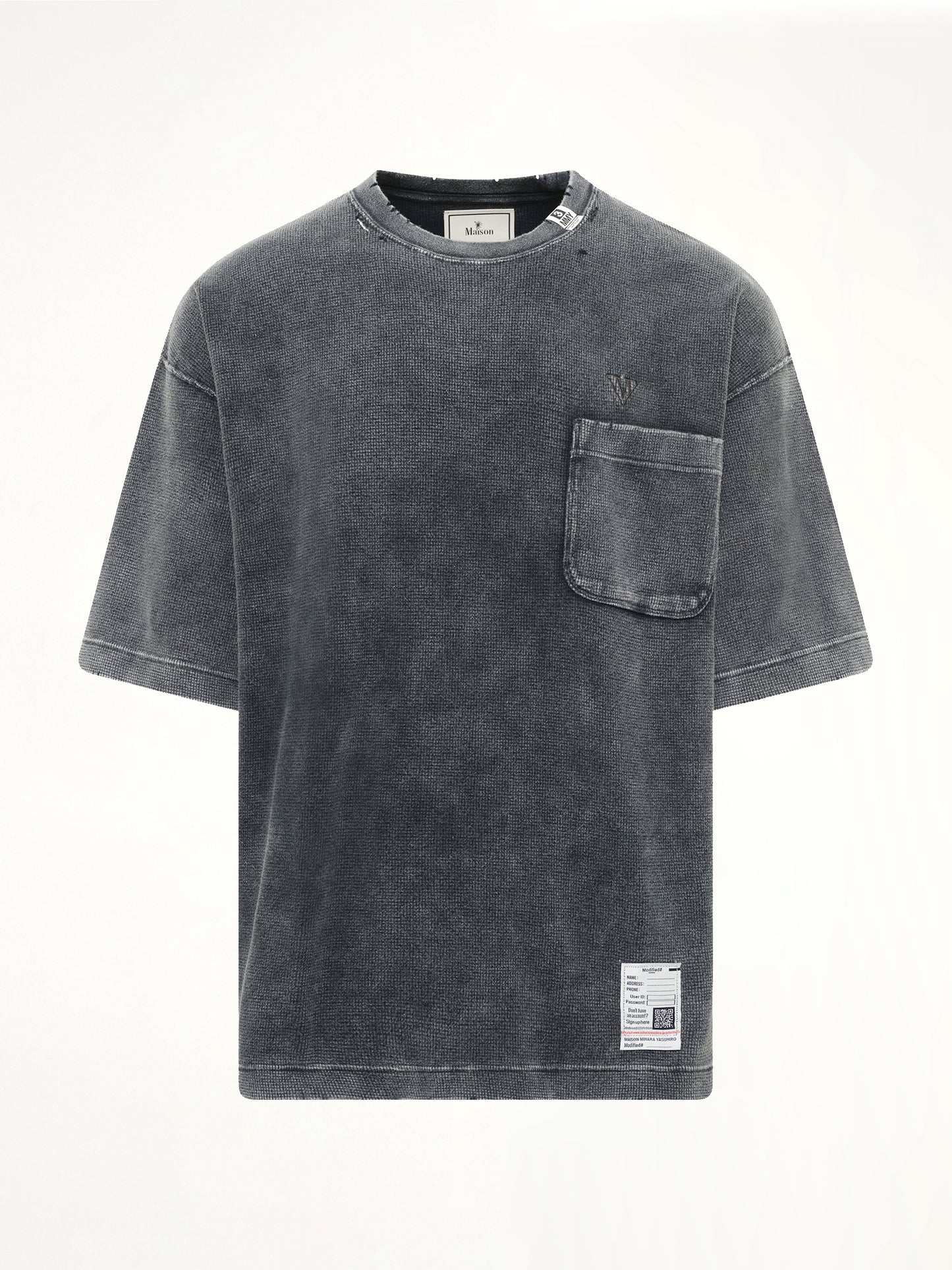 Bleached T-Shirt in Black