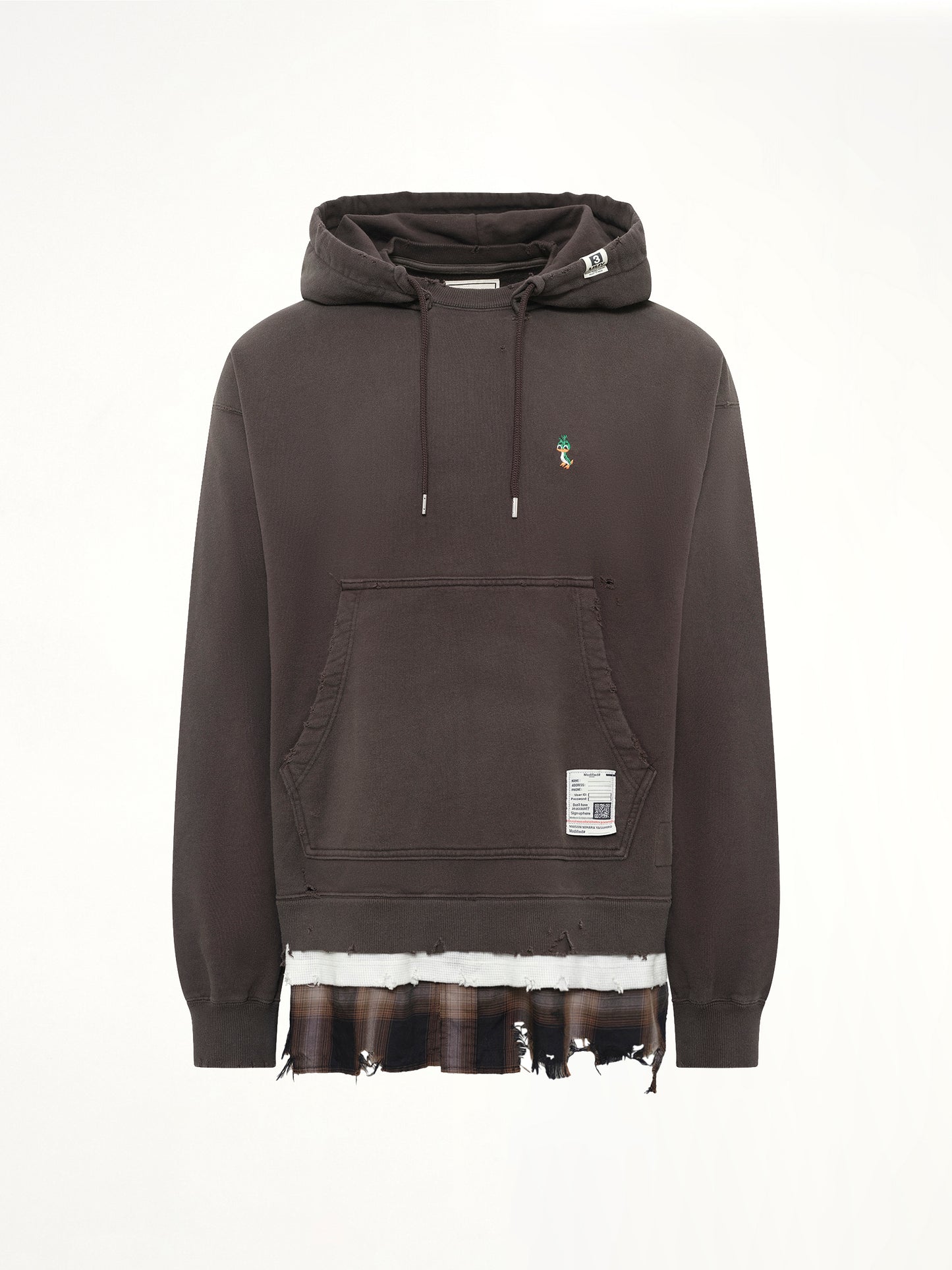 Triple Layered Hoodie in Black