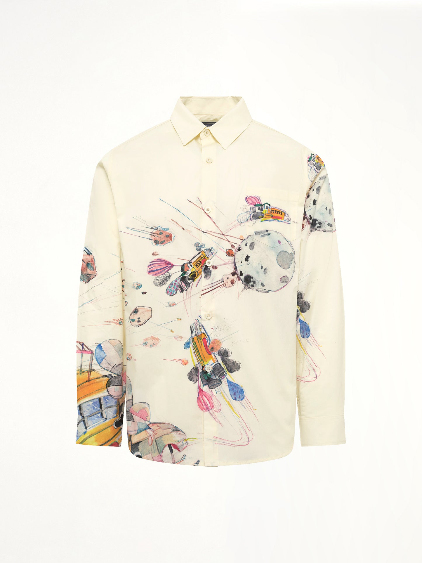 Slingshot Button up Shirt in White