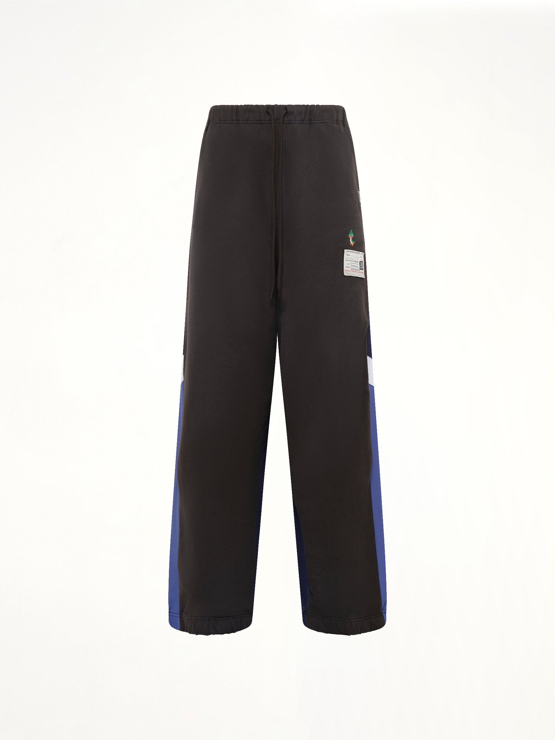 MAISON MIHARA YASUHIRO Track Pants Combined Pants in Black Product Photo from MARAIS