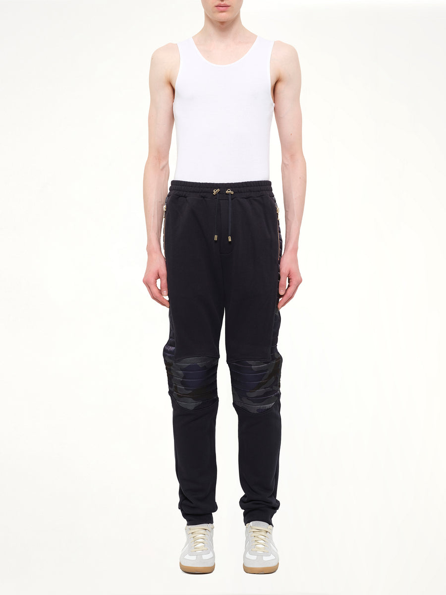 Biker Legging Pants in Navy