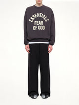 Campus 90's Crewneck Sweatshirt in Faded Black
