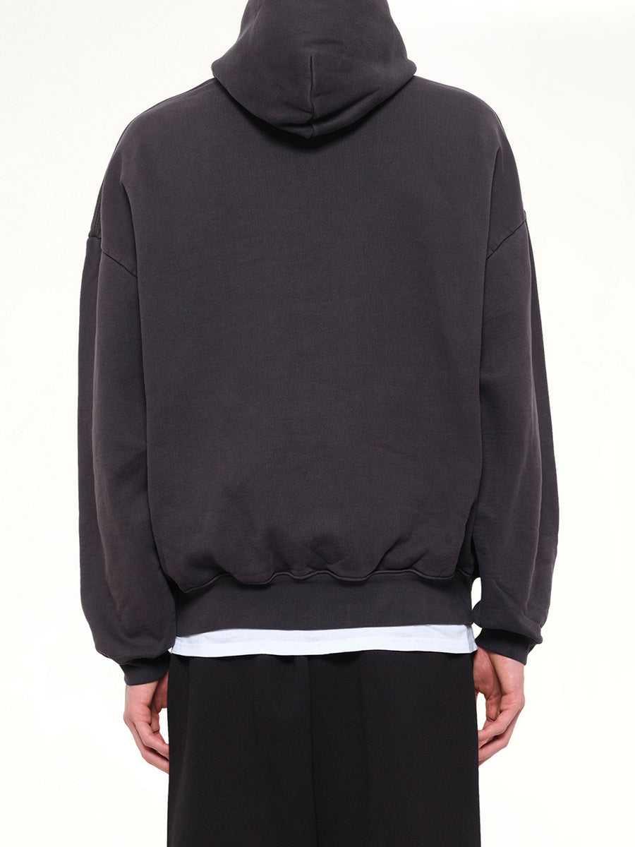 Campus 90's Hoodie in Faded Black