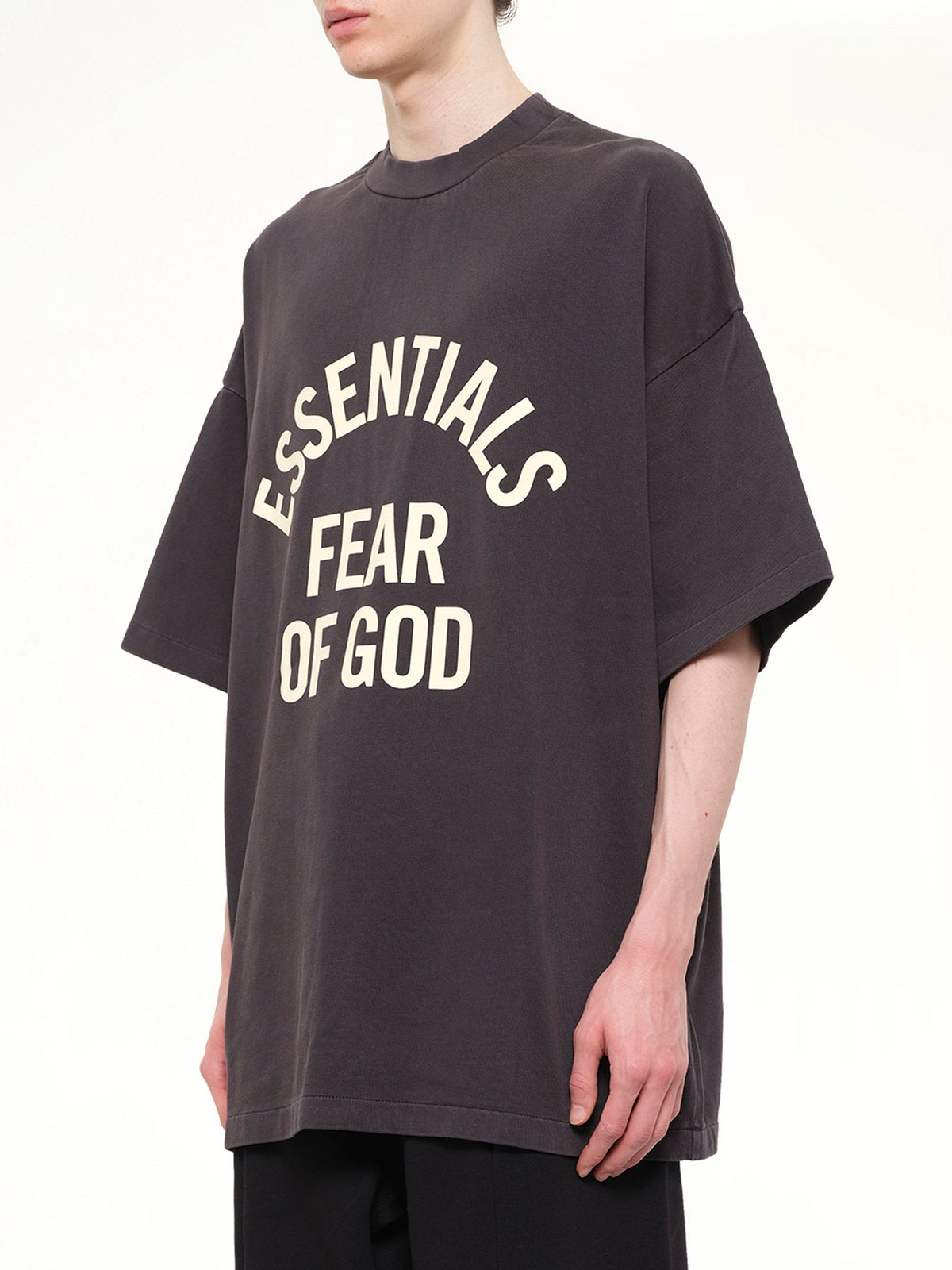 フェイデッドブラックのキャンパス90年代ショートスリーブTシャツ
