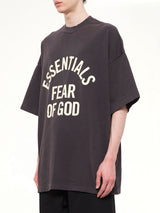 フェイデッドブラックのキャンパス90年代ショートスリーブTシャツ