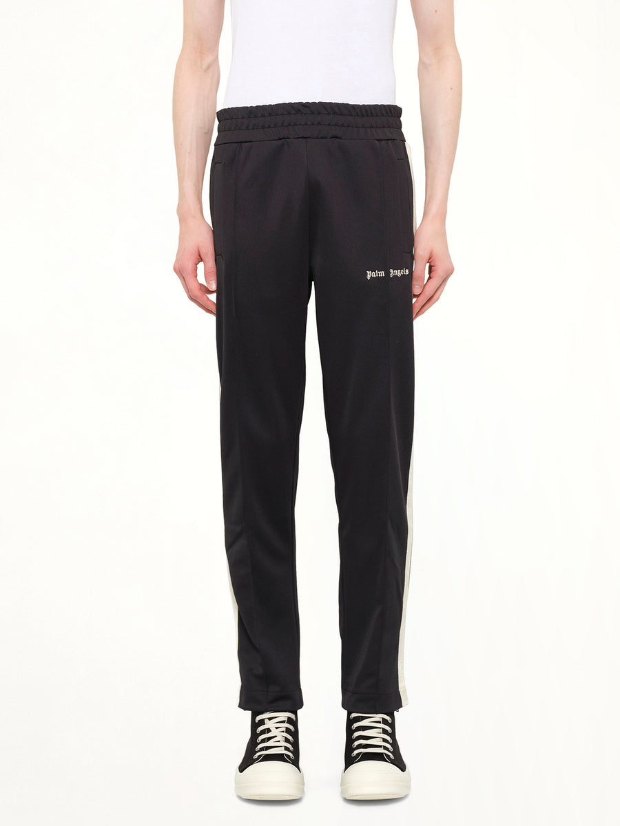 Classic Logo Track Pants in Black Off/White