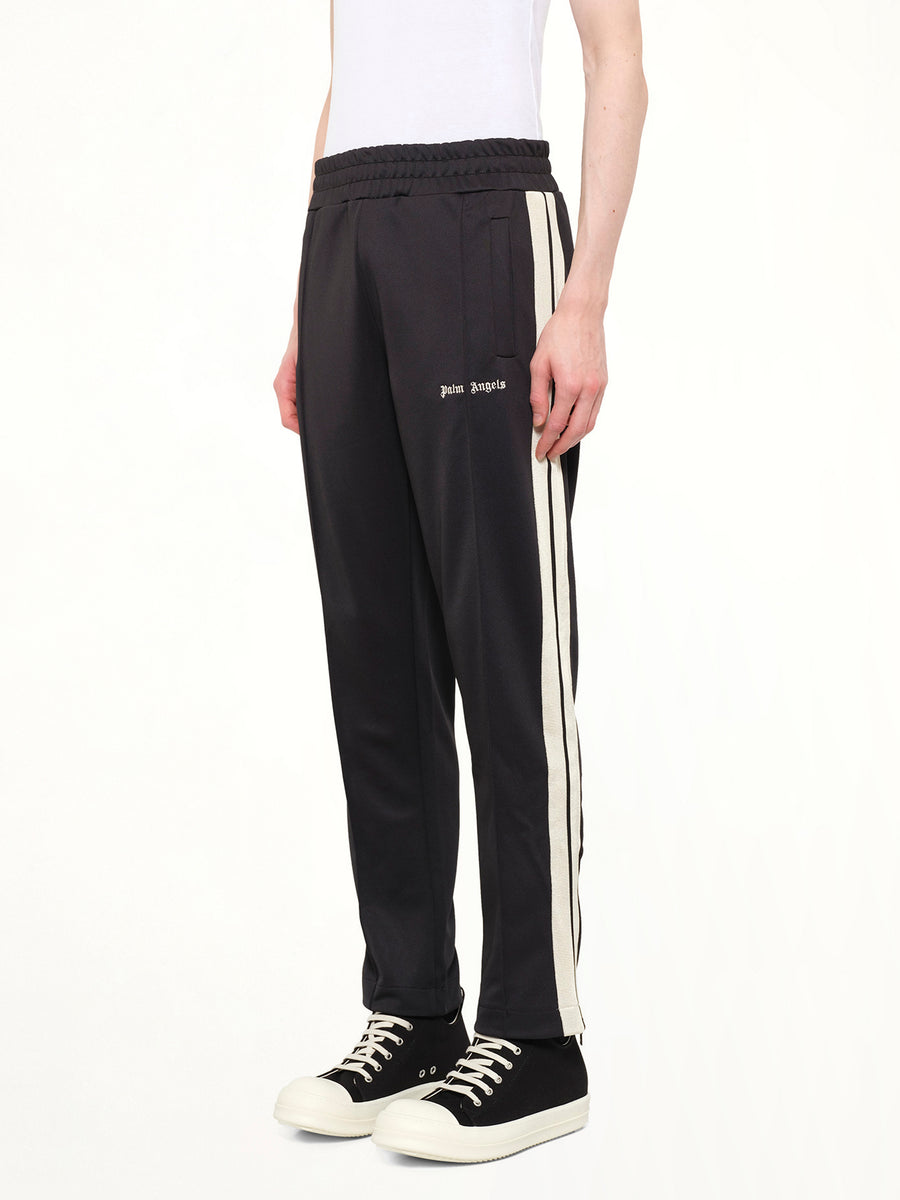 Classic Logo Track Pants in Black Off/White