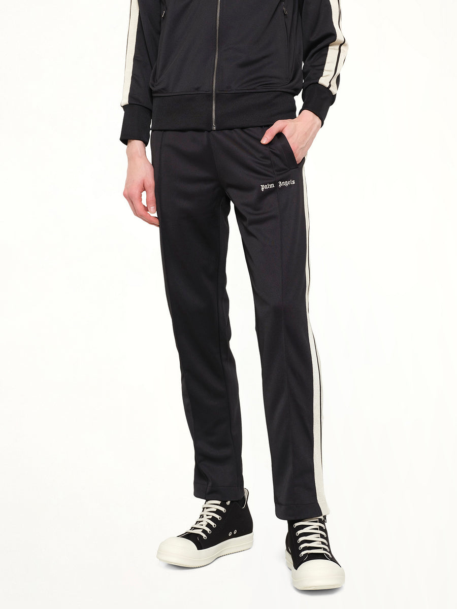 Classic Logo Track Pants in Black Off/White