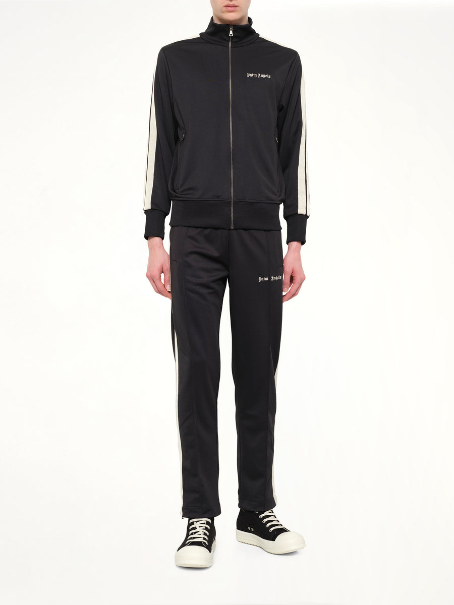 Classic Logo Track Top in Black/Off White