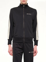 Classic Logo Track Top in Black/Off White