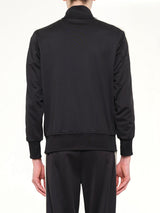 Classic Logo Track Top in Black/Off White