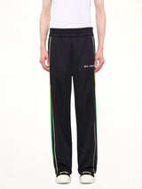 J Classic Logo Vint Track Pants in Black/Off White