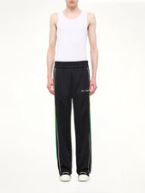 J Classic Logo Vint Track Pants in Black/Off White