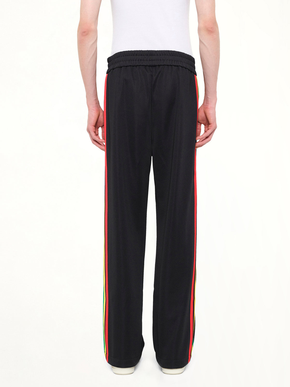 J Classic Logo Vint Track Pants in Black/Off White