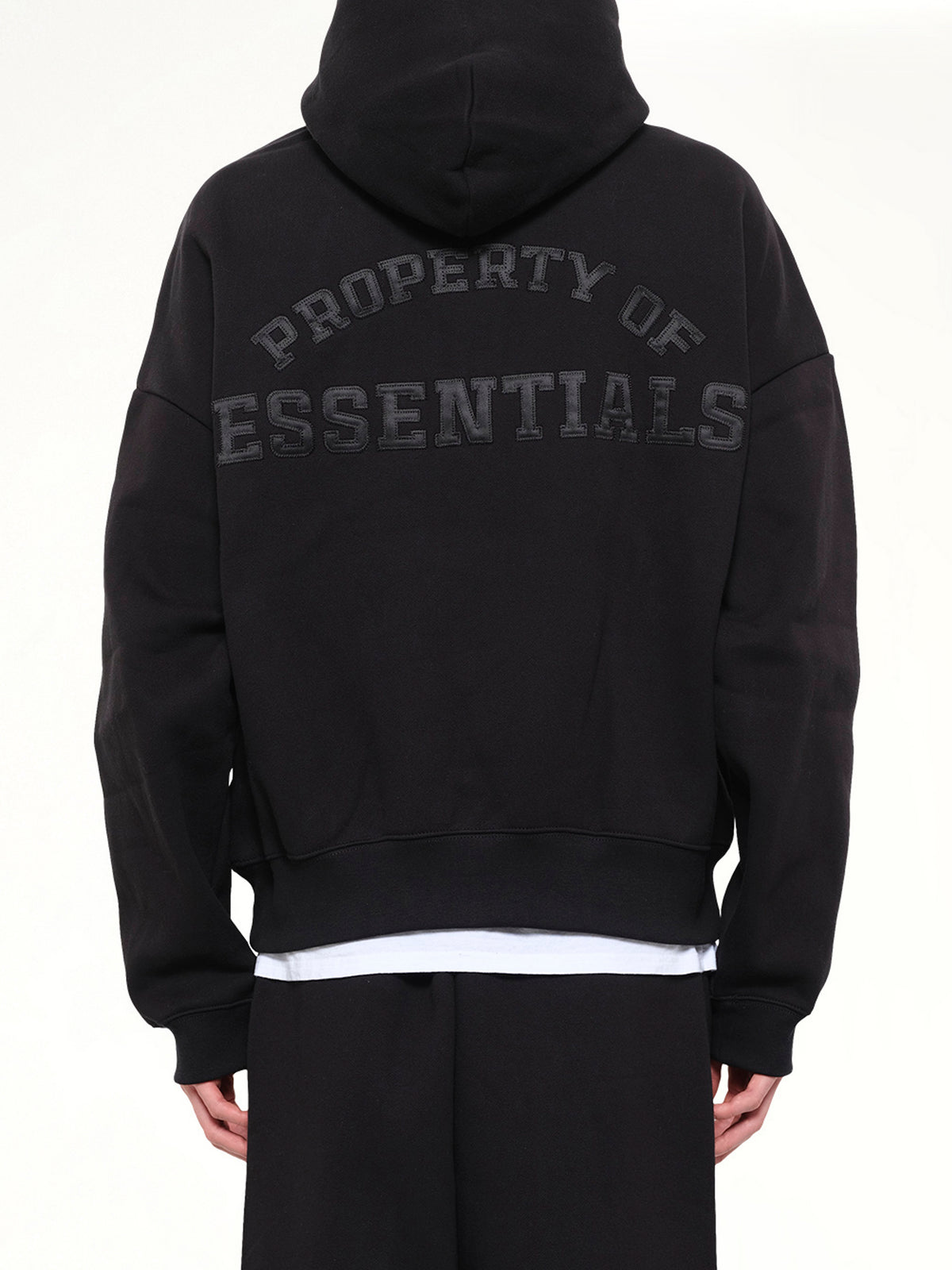Property Lounge Half Zip Hoodie in Black