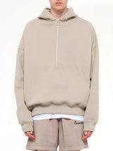 Property Lounge Half Zip Hoodie in Seal