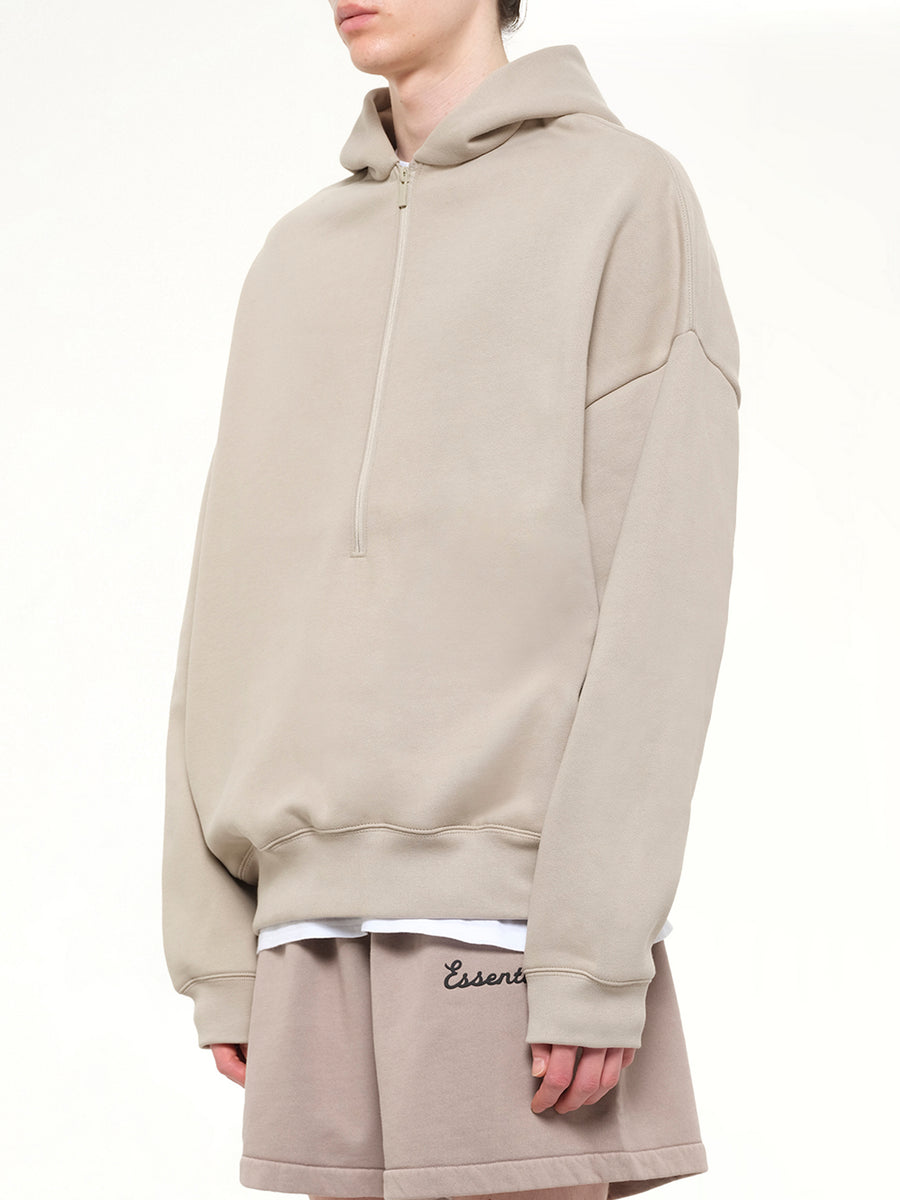 Property Lounge Half Zip Hoodie in Seal