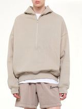 Property Lounge Half Zip Hoodie in Seal