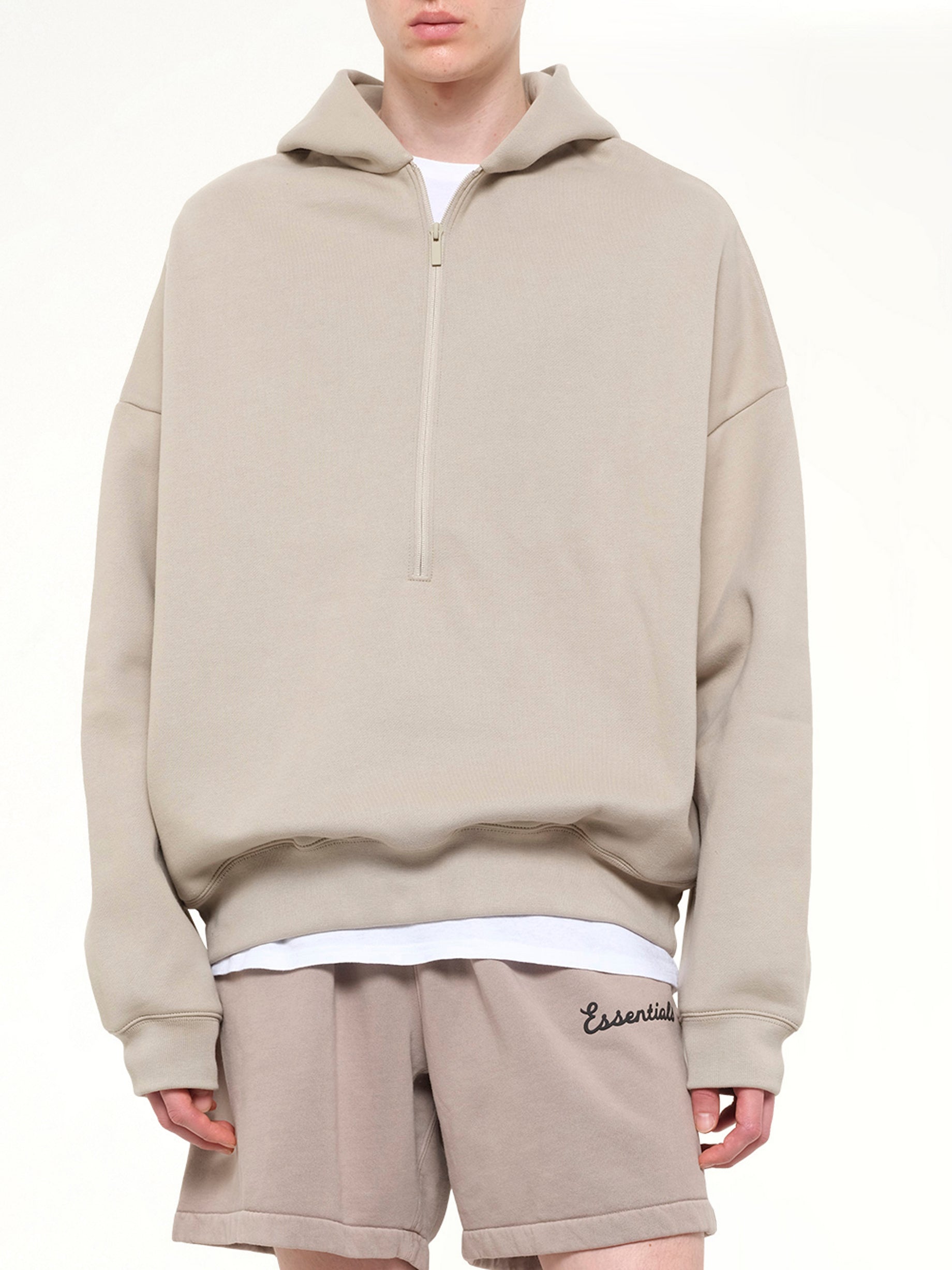 Property Lounge Half Zip Hoodie in Seal