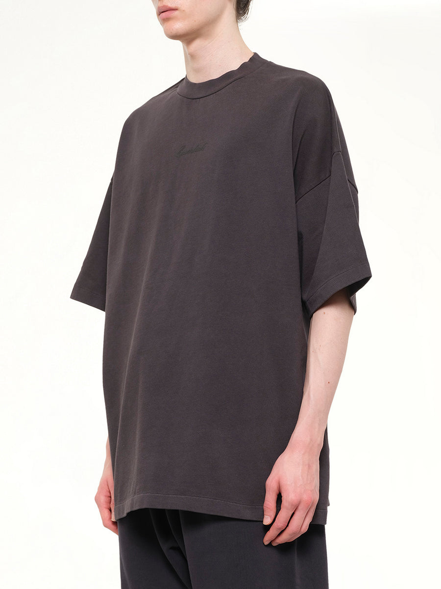 Signature 90's Short Sleeve T-Shirt in Faded Black