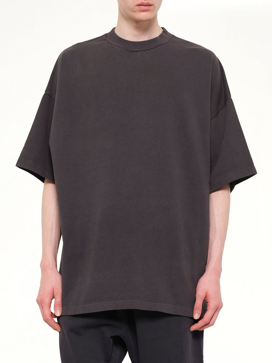Signature 90's Short Sleeve T-Shirt in Faded Black