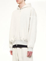 Signature Classic Full Zip Hoodie in Oatmeal Heather