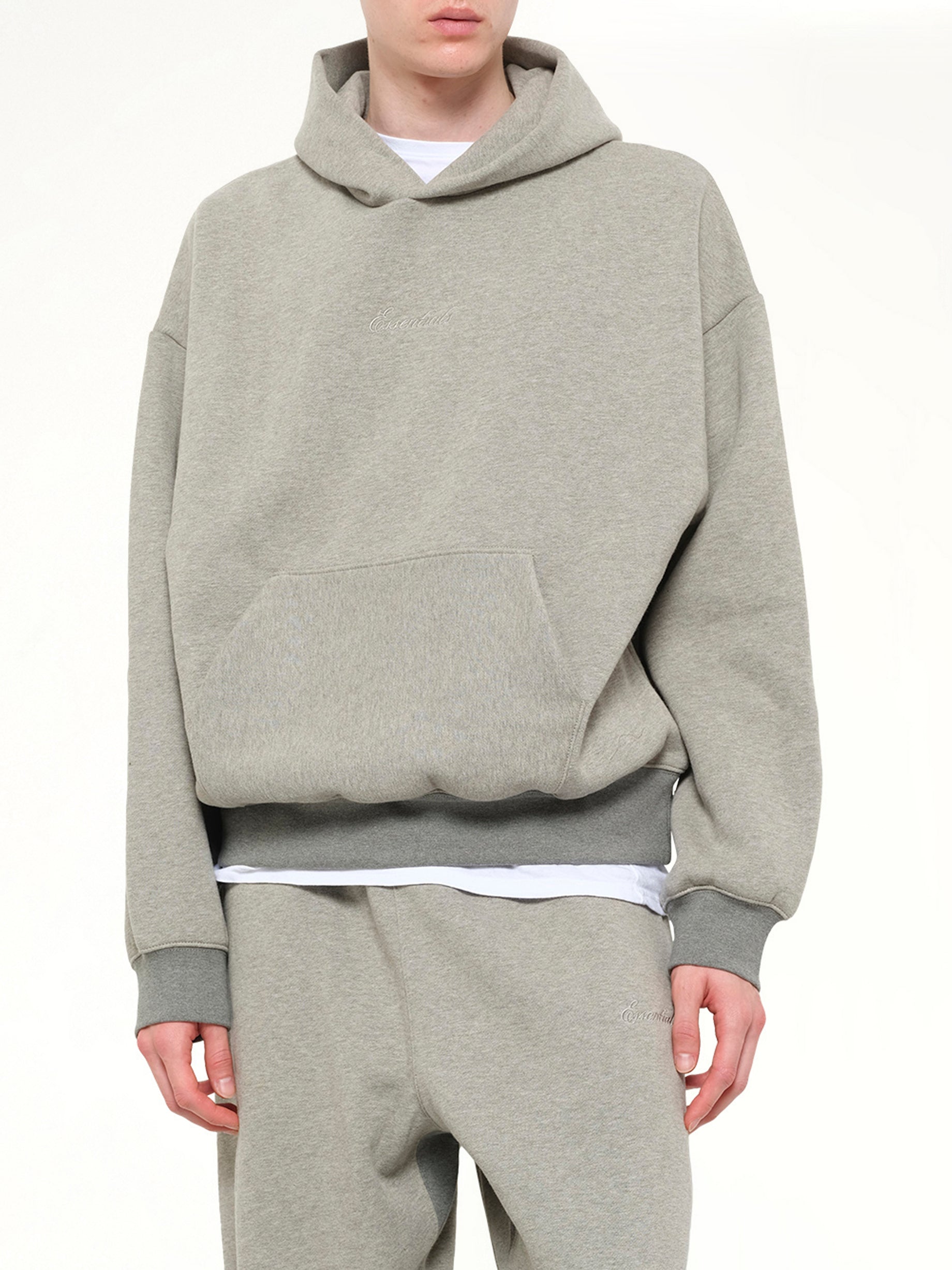 Signature Classic Hoodie in Concrete Heather