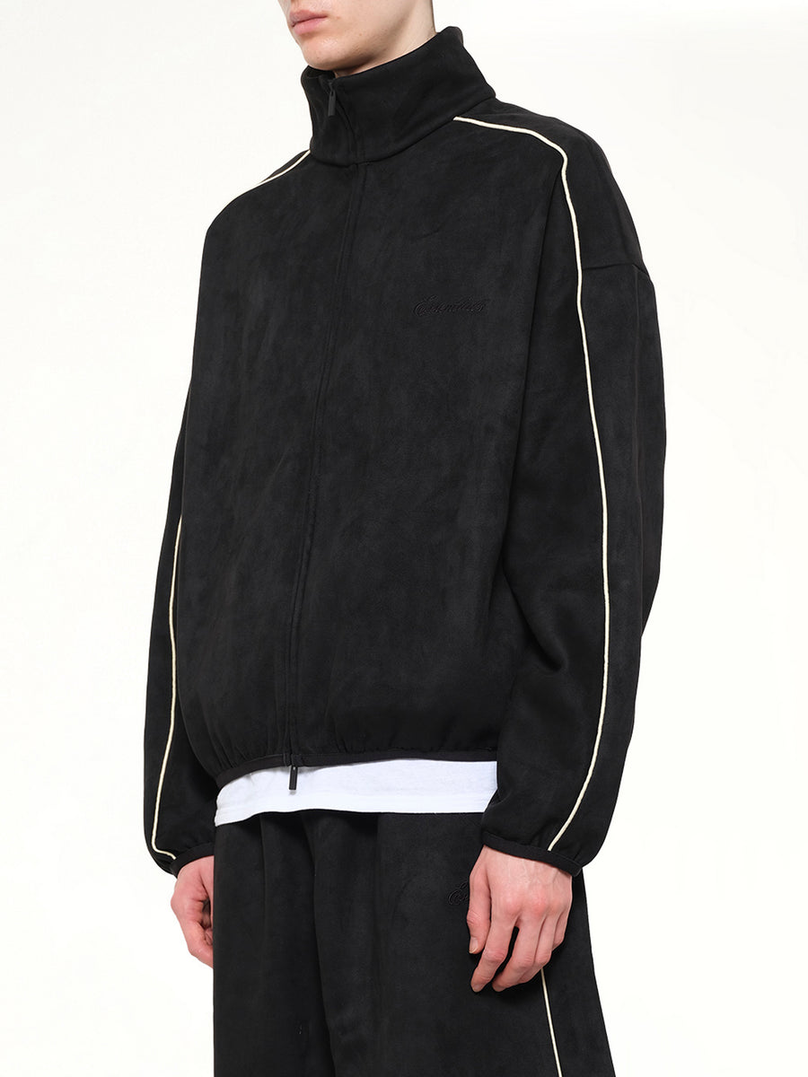 Signature Modern Track Jacket in Vintage Black