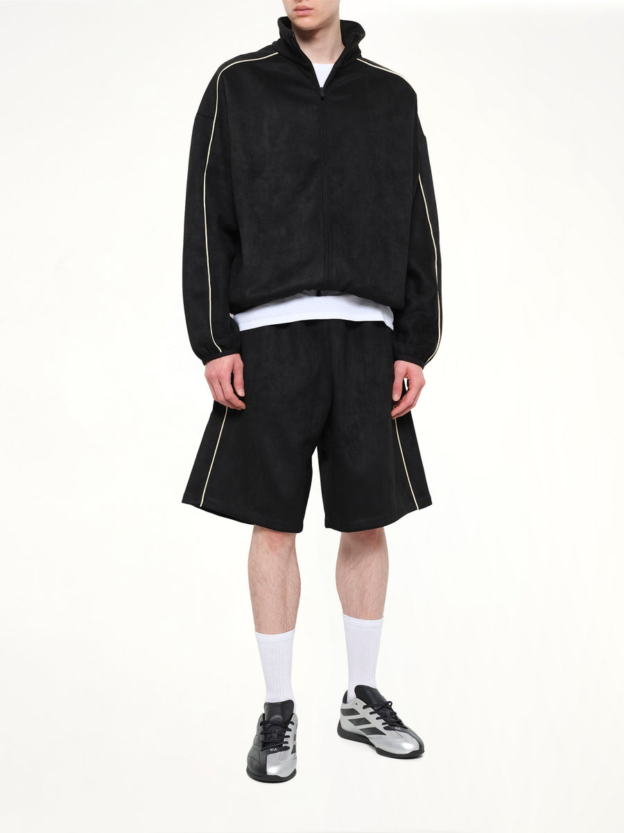 Signature Modern Track Jacket in Vintage Black