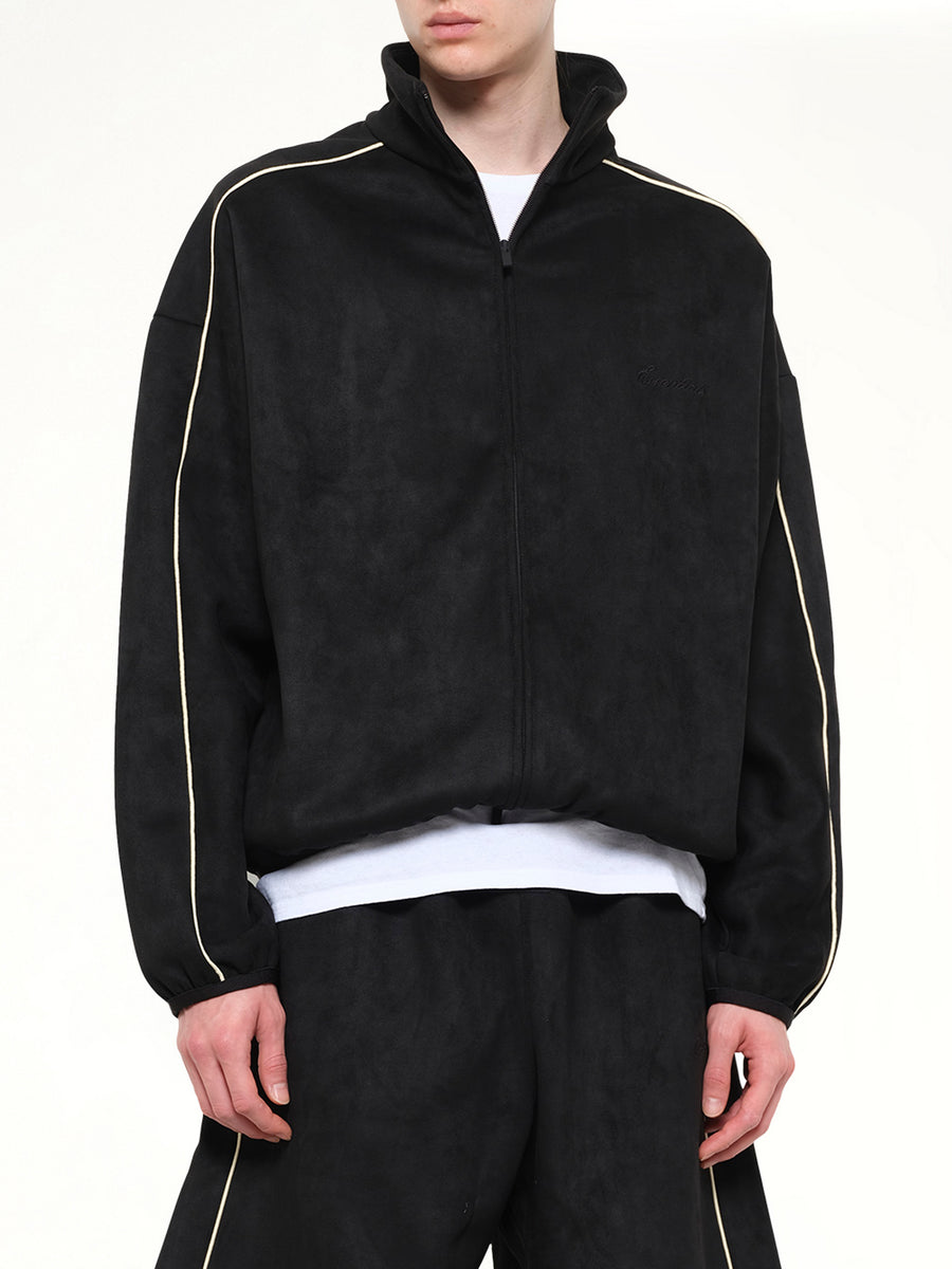 Signature Modern Track Jacket in Vintage Black