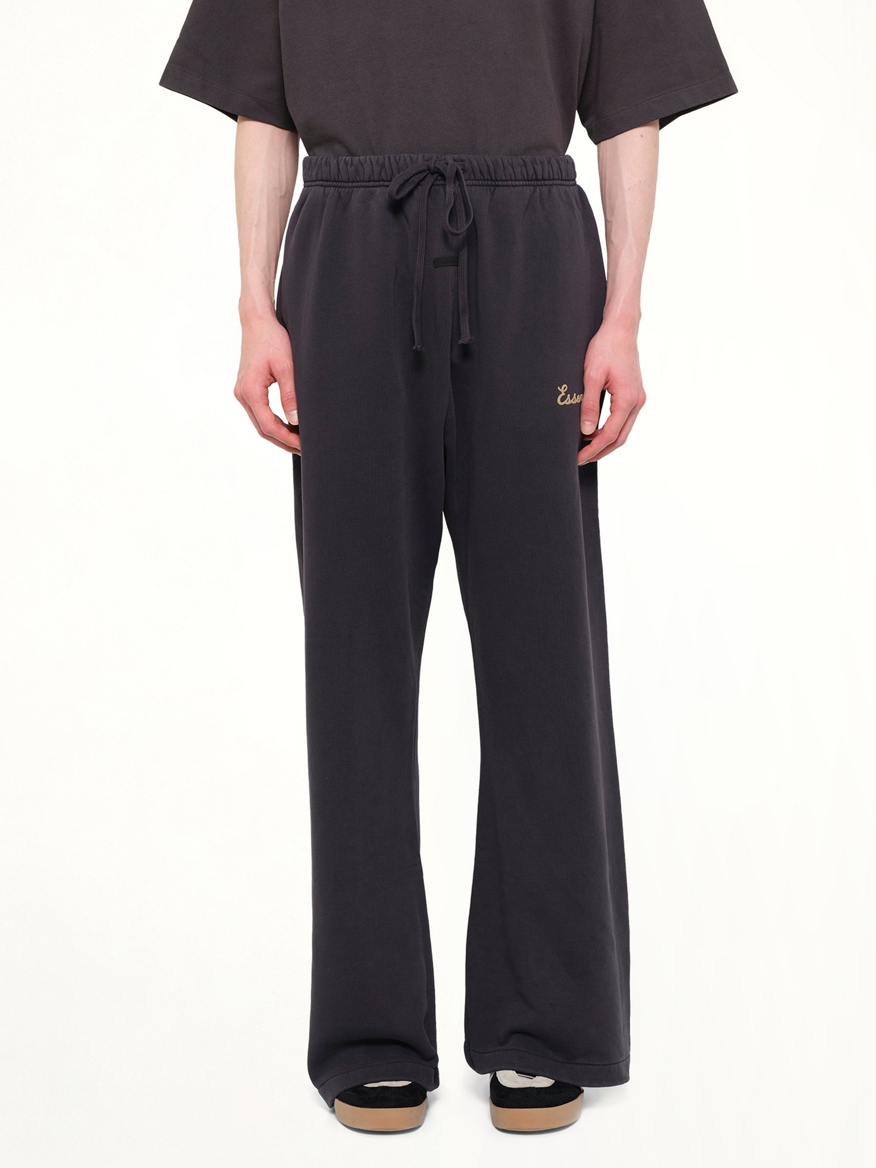 Training Classic Fit Flare Sweatpant in Faded Black