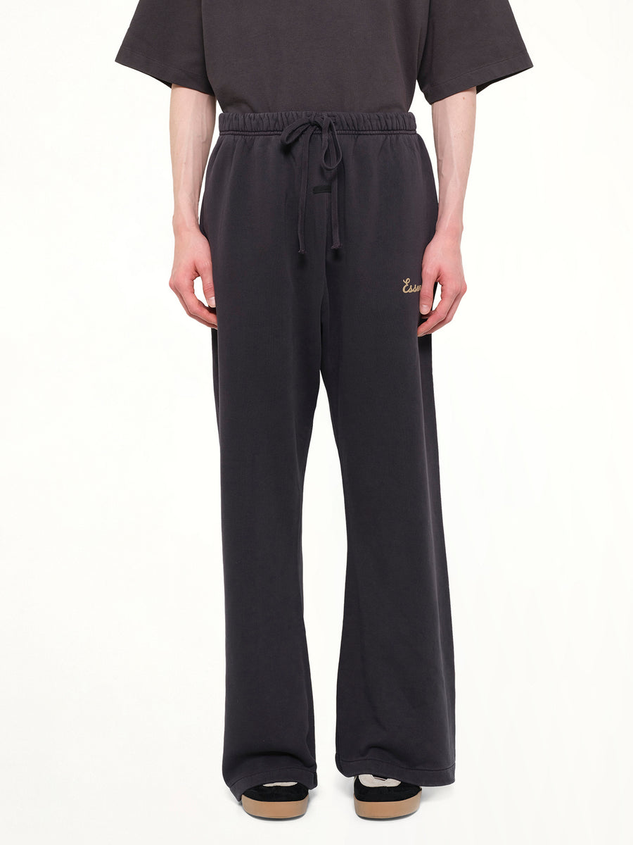 Training Classic Fit Flare Sweatpant in Faded Black