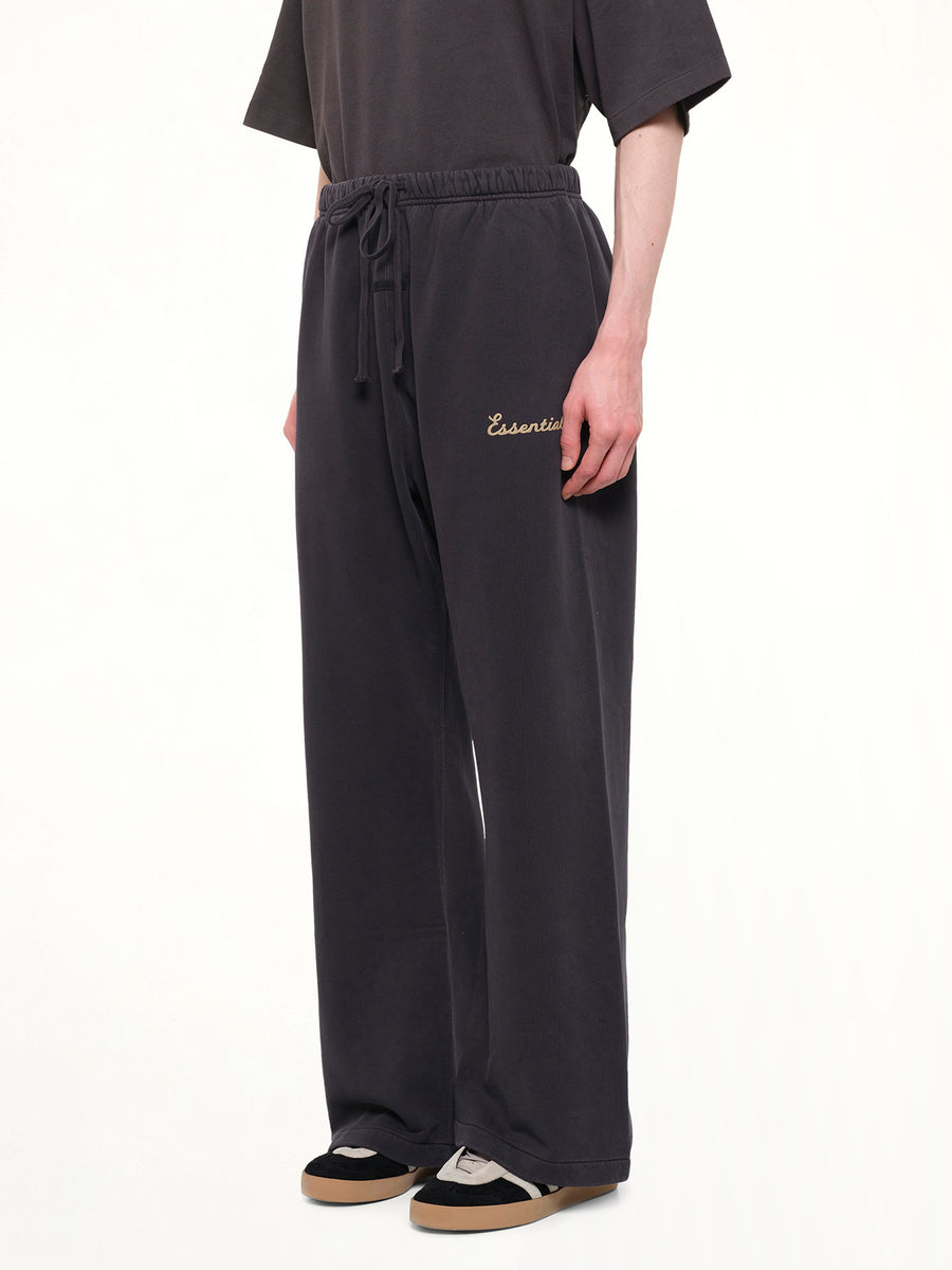 Training Classic Fit Flare Sweatpant in Faded Black