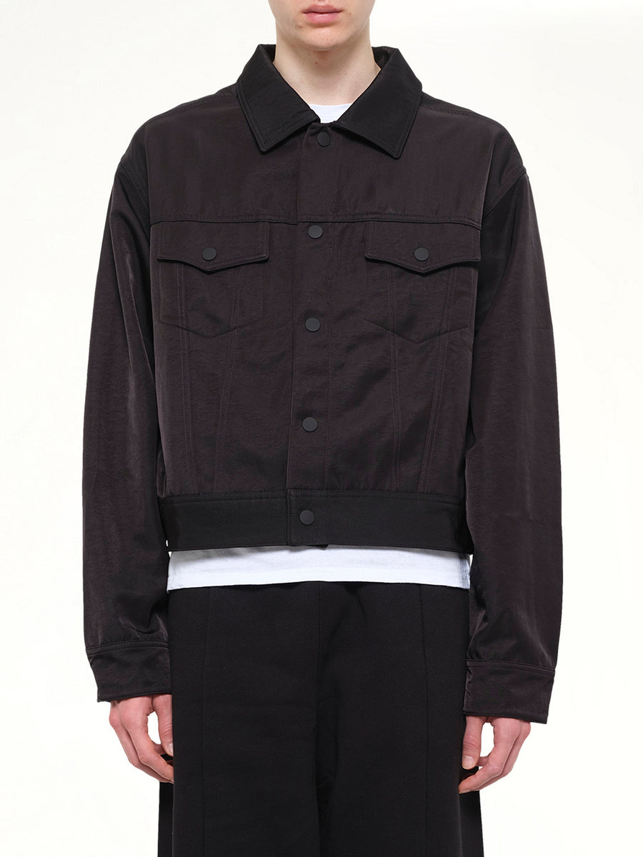 Trucker Jacket in Vintage Black