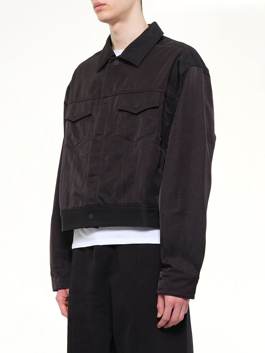 Trucker Jacket in Vintage Black