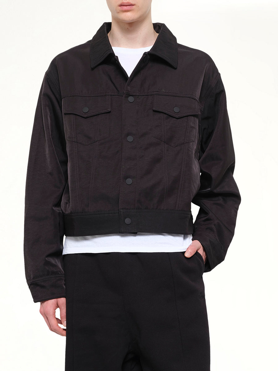 Trucker Jacket in Vintage Black