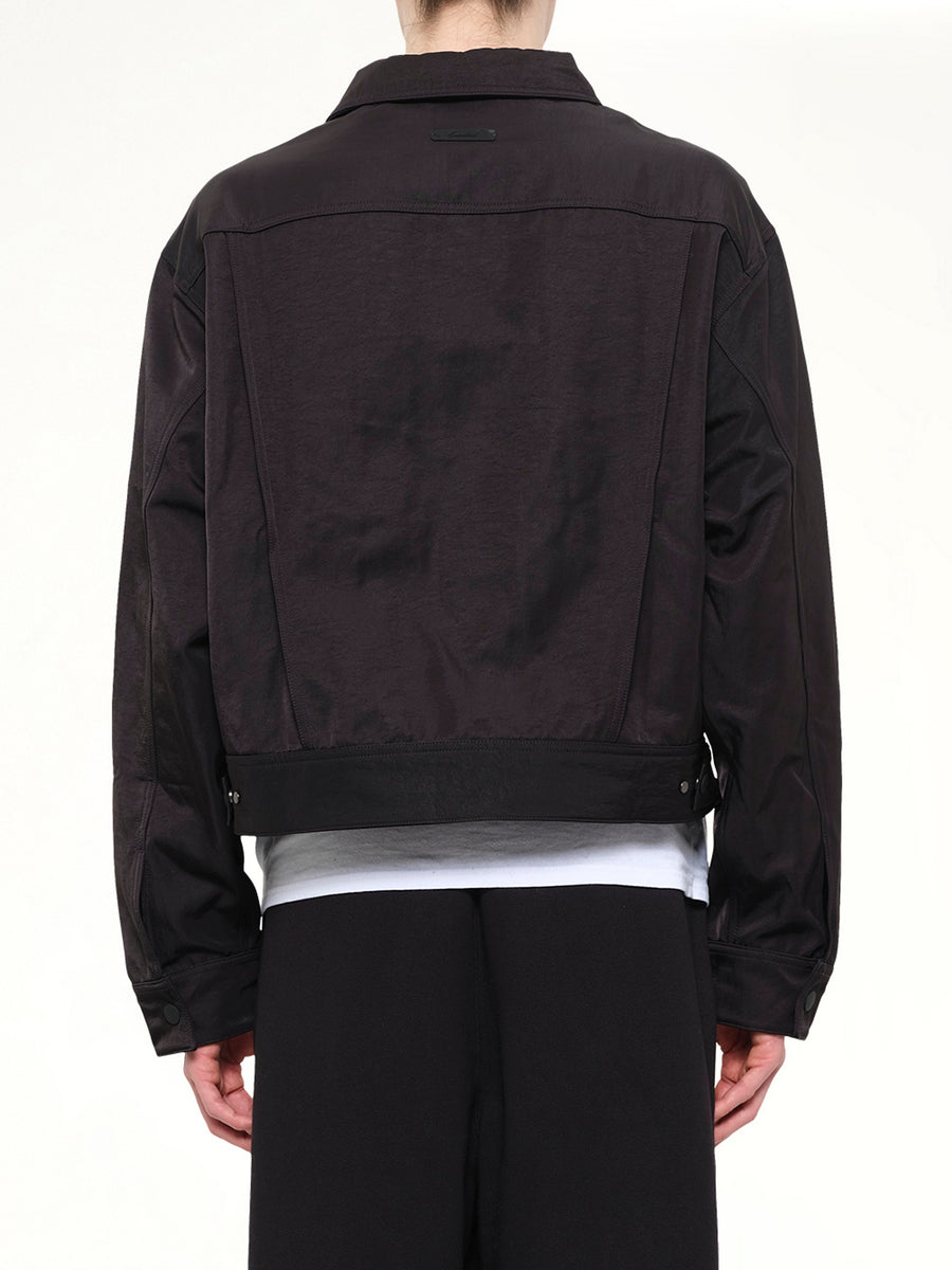 Trucker Jacket in Vintage Black