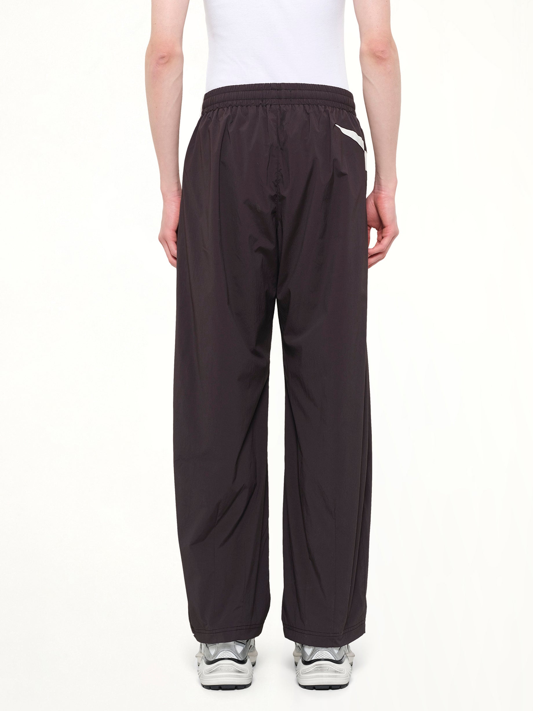 Woven Track Star Pant in Jet Black