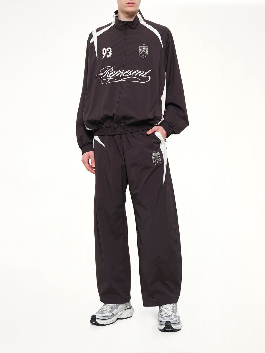 Woven Track Star Pant in Jet Black