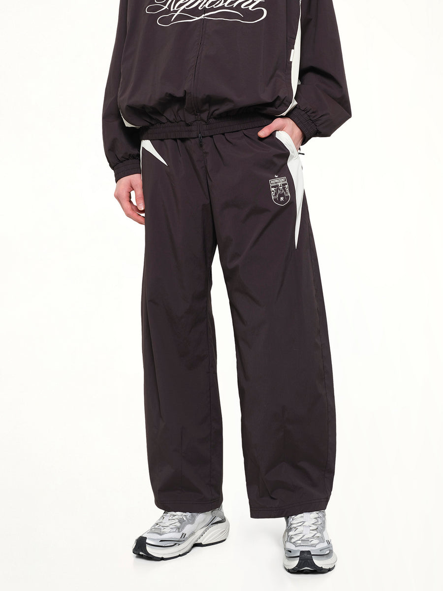 Woven Track Star Pant in Jet Black
