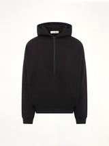Property Lounge Half Zip Hoodie in Black