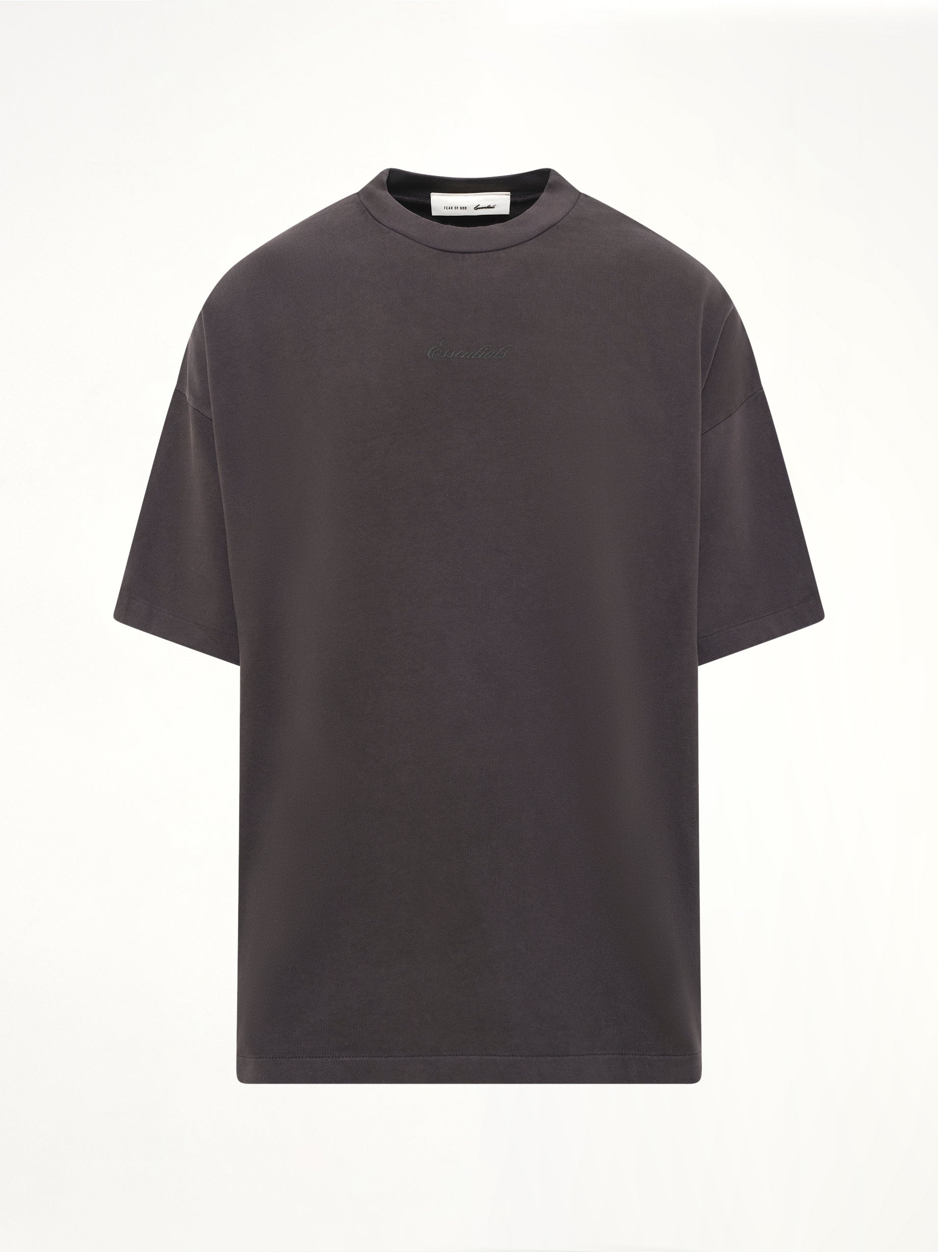 ブラックのシグネチャー90年代ショートスリーブTシャツ