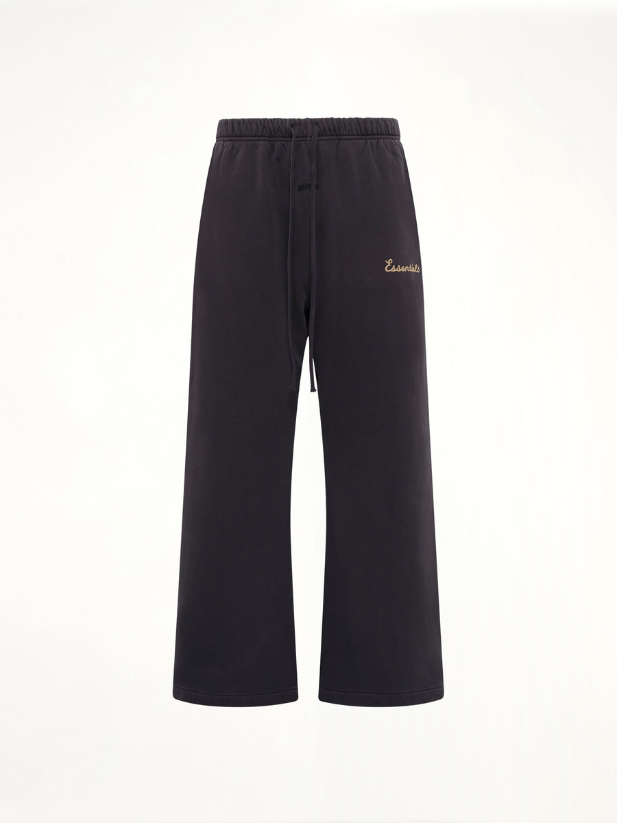 Training Classic Fit Flare Sweatpant in Faded Black