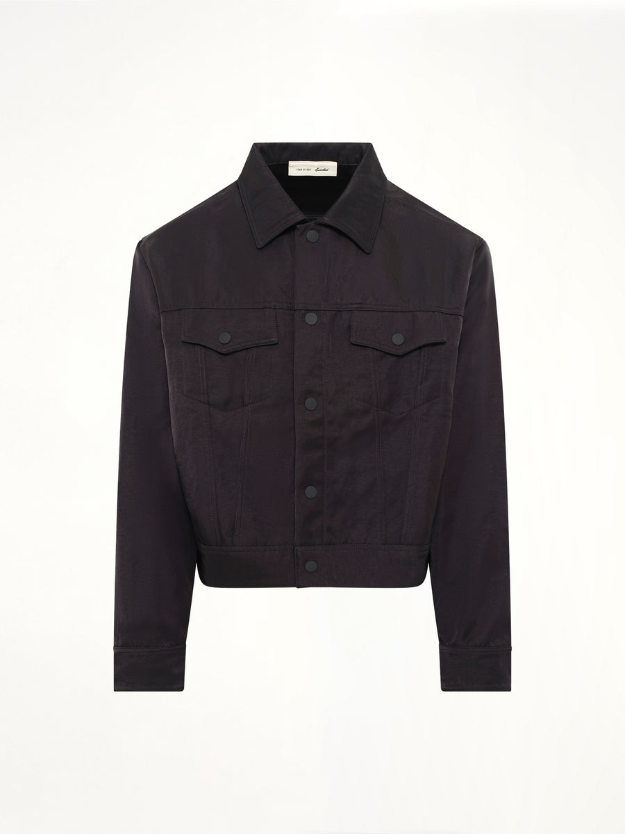 Trucker Jacket in Vintage Black