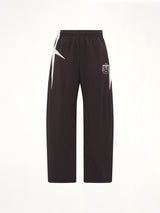 Woven Track Star Pant in Jet Black